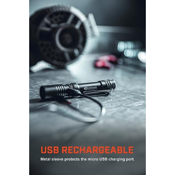 Streamlight MacroStream USB 500-Lumen Rechargeable Flashlight