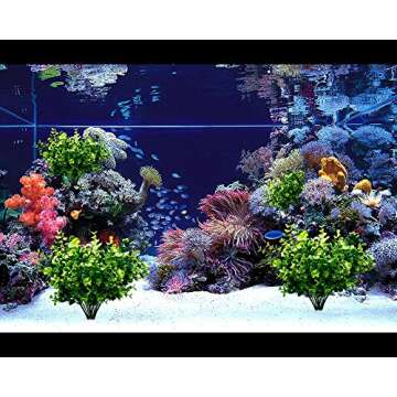 TEMCHY Artificial Plants Flowers Faux Boxwood Shrubs 6 Pack, Lifelike Fake Greenery Foliage with 42 Stems for Garden, Patio Yard, Wedding, Office and Farmhouse Indoor Outdoor Decor