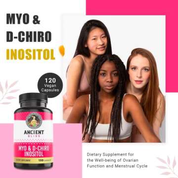 Ancient Bliss Myo D-Chiro Inositol Supplement for Women