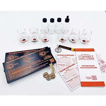 Ultimate Whiskey Challenge Tasting Kit for Connoisseurs