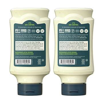 Sir Kensington's Mayonnaise Avocado Oil Mayo 2 Count Keto Diet & Paleo Diet Certified Gluten Free & ...