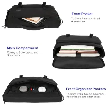 MATEIN 15.6 inch Water Resistant Messenger Bag for Men