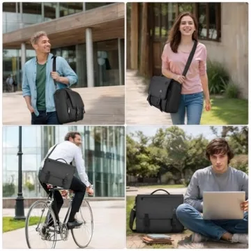 MATEIN 15.6 inch Water Resistant Messenger Bag for Men