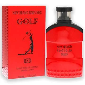 New Brand Golf Red EDT Spray for Men - 3.3 oz