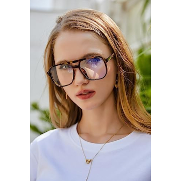 FEISEDY Stylish Blue Light Blocking Computer Glasses for All