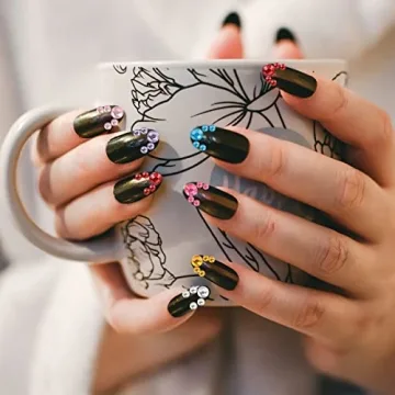 DIY Rhinestone Pearls Stickers for Makeup Crafts Decorations