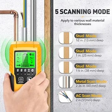 Accurate Stud Finder Wall Scanner with Multiple Modes