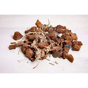 rePotme Orchid Potting Mix, Phalaenopsis Dark Classic Orchid Mix (Mini Bag) - Hand Blended in The USA