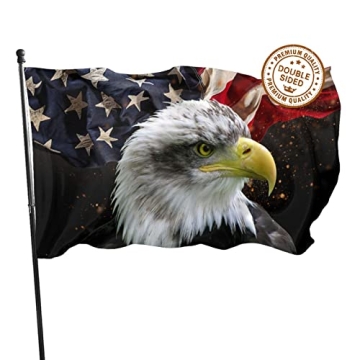 DGFhk American Eagle Flag 3x5 Double Sided Freedom Flag USA