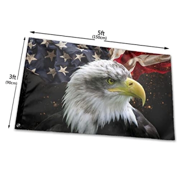 Durable American Eagle Freedom Flag 3x5 for Holidays