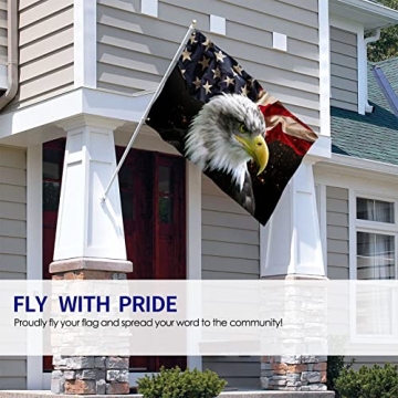 Durable American Eagle Freedom Flag 3x5 for Holidays