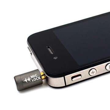 Mic-Lock 3.5mm for Headphone Port - Microphone Audio and Data Security - Privacy Protector for Laptops, Smartphones, Tablets, and Computers (Gray, Single Pack)