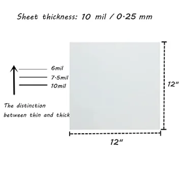 BANLTRE Durable Mylar Acetate Sheets for Crafting