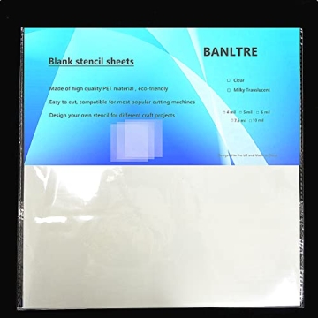 BANLTRE Durable Mylar Acetate Sheets for Crafting