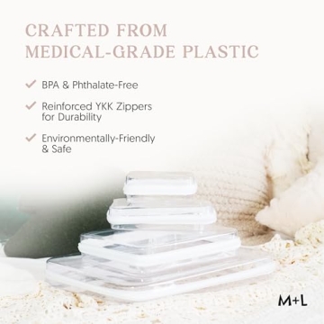 Maple + Lark Bliss Bins - Stylish Clear Storage Cases