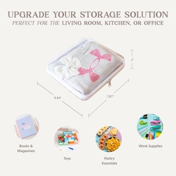 Maple + Lark Bliss Bins - Stylish Clear Storage Cases