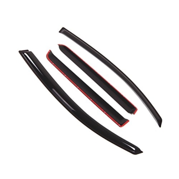 TuningPros Outside Mount Window Vent Visors Rain Guards for Mitsubishi Endeavor 2004-2010 | Stylish ...