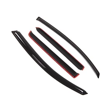 TuningPros Outside Mount Window Vent Visors Rain Guards for Mitsubishi Endeavor 2004-2010 | Stylish ...