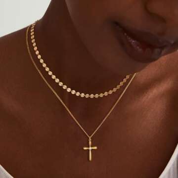 Dremmy Studios Gold Coin Choker Necklace for Women