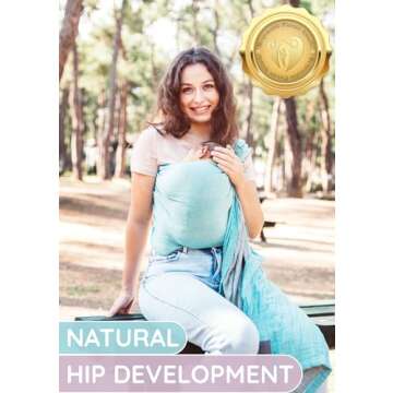 Ring Sling Baby Carrier Made of 100% Cotton Muslin