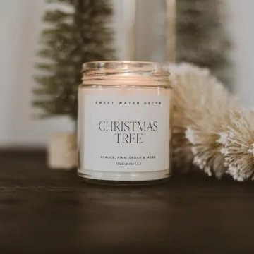 Holiday Scented Christmas Tree Soy Candle