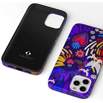 Casely iPhone 12/12 Pro Case | Viva La Vida | Frida Kahlo Collage | Classic Ultra-Slim Design