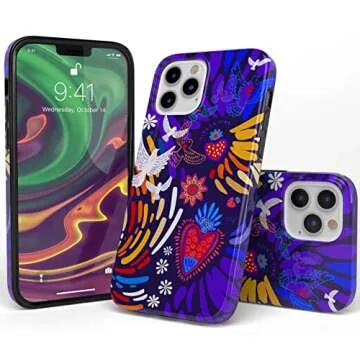 Casely iPhone 12/12 Pro Case | Viva La Vida | Frida Kahlo Collage | Classic Ultra-Slim Design