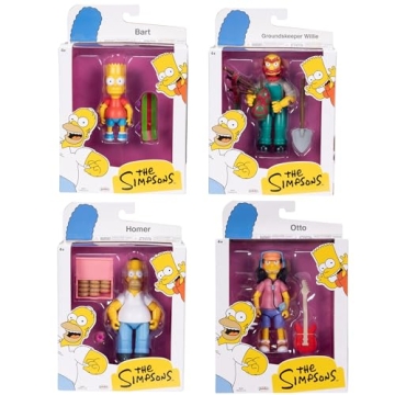 Disney The Simpsons 4-Pack Action Figures - Collectible Fun