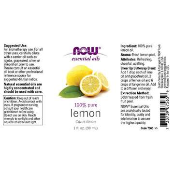 Now Foods Citrus Essential Oils 3-Pack - Orange, Tangerine, Lemon