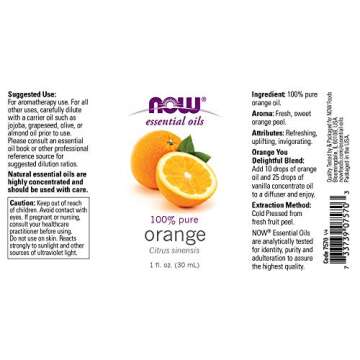 Now Foods Citrus Essential Oils 3-Pack - Orange, Tangerine, Lemon