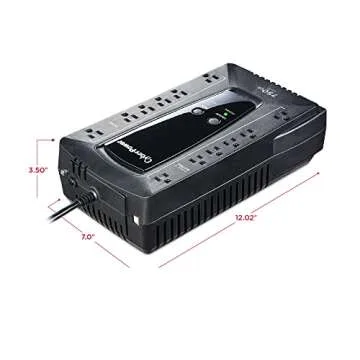 CyberPower AVRG750U AVR UPS System, 750VA/450W, 12 Outlets, Compact