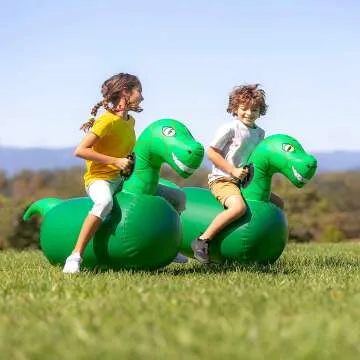 Dinosaur Bouncer Set with 2 Inflatable Racers