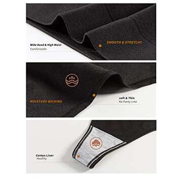 GRANKEE Women's Breathable Seamless Thong Panties No Show Underwear 6 Pack(Autumn 6 pack M)