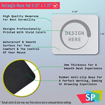 Personalized Mouse Pad - Custom Photo & Text Design