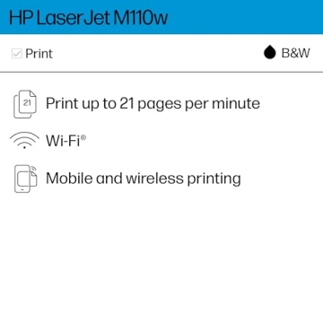 HP LaserJet M110w Wireless Printer for Small Teams