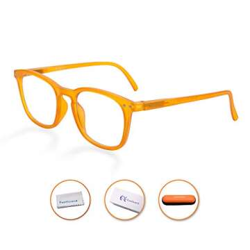 EYEGUARD Blue Light Blocking Computer Glasses for Kids,UV Protection Anti Eyestrain Anti Glare Lens ...