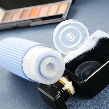 Mrsdry Travel Bottles for Toiletries, Tsa Approved 3oz Portable Travel Bottles, BPA Free Leak Proof ...