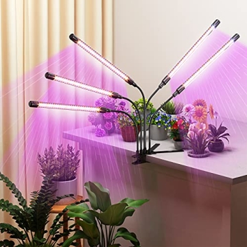 GroDrow 150 LED Grow Light with Timer & Adjustable Modes