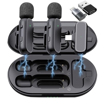 Professional Wireless Lavalier Mic for YouTube and More