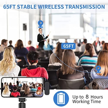 Professional Wireless Lavalier Mic for YouTube and More