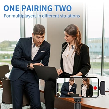 Professional Wireless Lavalier Mic for YouTube and More