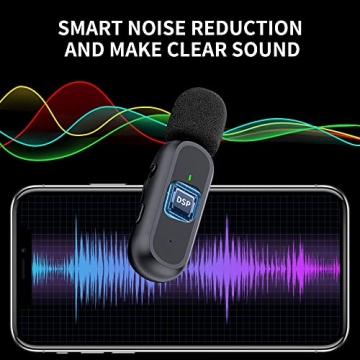 Professional Wireless Lavalier Mic for YouTube and More