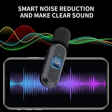 Professional Wireless Lavalier Mic for YouTube and More