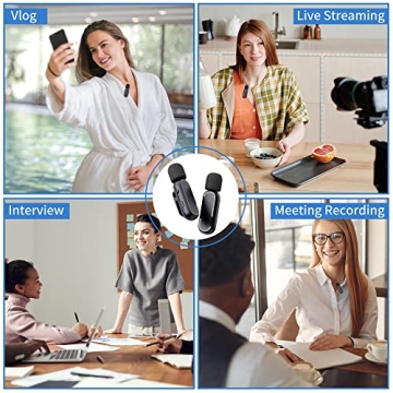 Professional Wireless Lavalier Mic for YouTube and More