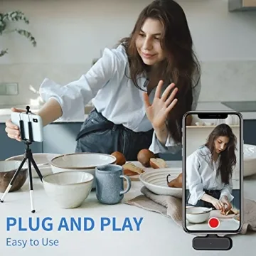 Professional Wireless Lavalier Mic for YouTube and More