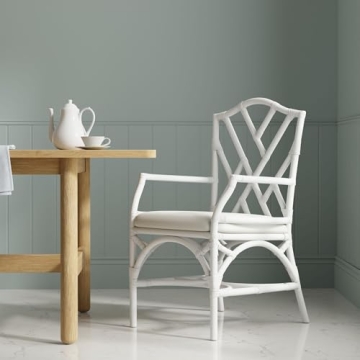 Kouboo Rattan Dining Armchair Set - Elegant Comfort