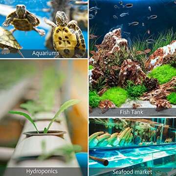 VIVOSUN 4x2 Inch Air Stone for Aquarium and Hydroponics