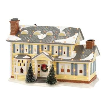 Department 56 Snow Village National Lampoon’s Christmas Vacation Griswold Holiday House Lit Buildi...