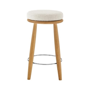 Elegant Deandre Swivel Counter Stool for Modern Spaces