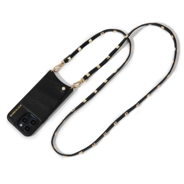 Bandolier Sarah iPhone 15 Pro Leather Crossbody Phone Case Wallet